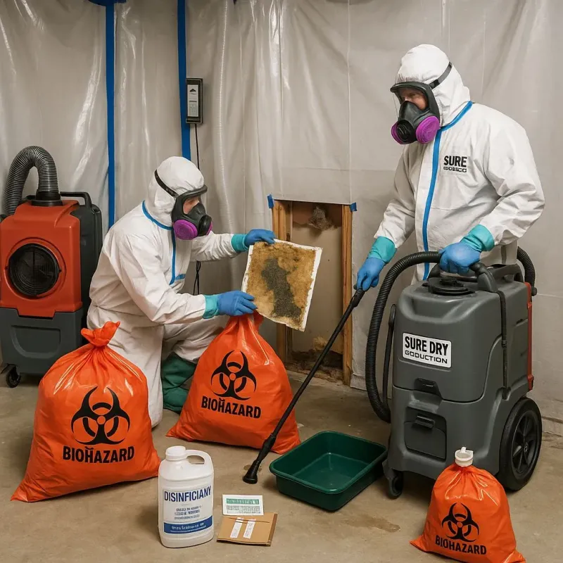 Contaminated Water Handling Protocols process in Ellinwood, KS