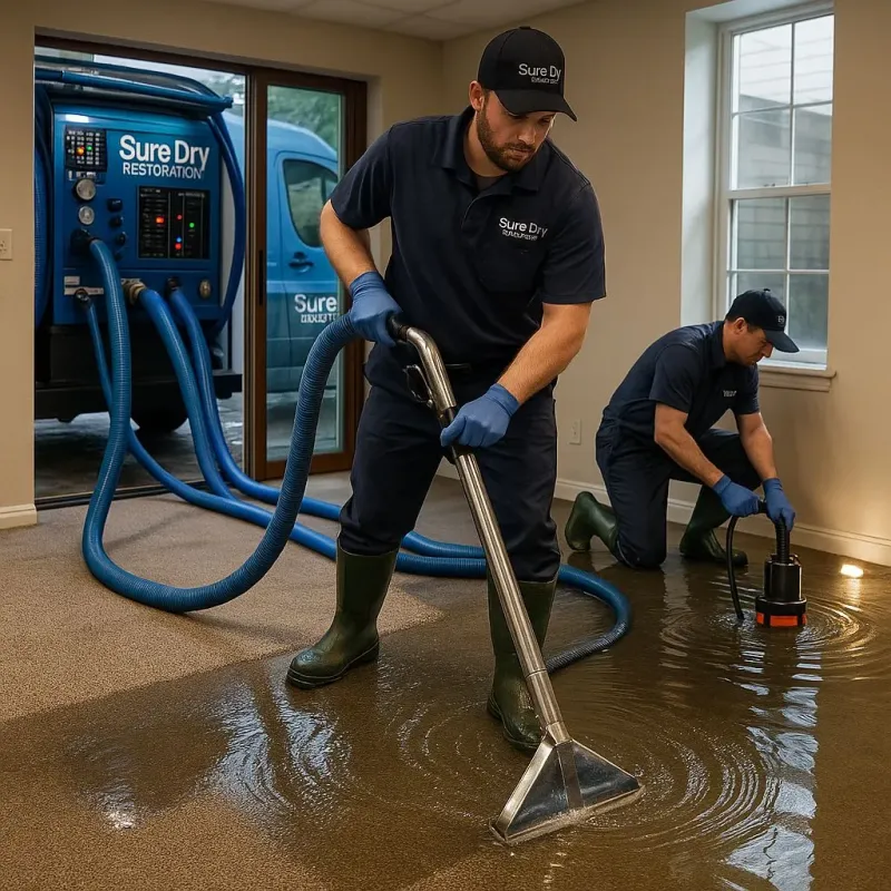 Water Extraction and Removal process in Ellinwood, KS